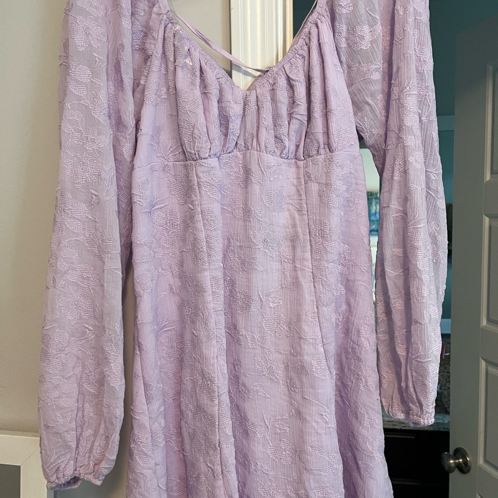 Wild Fable Lavender Long Sleeve Dress